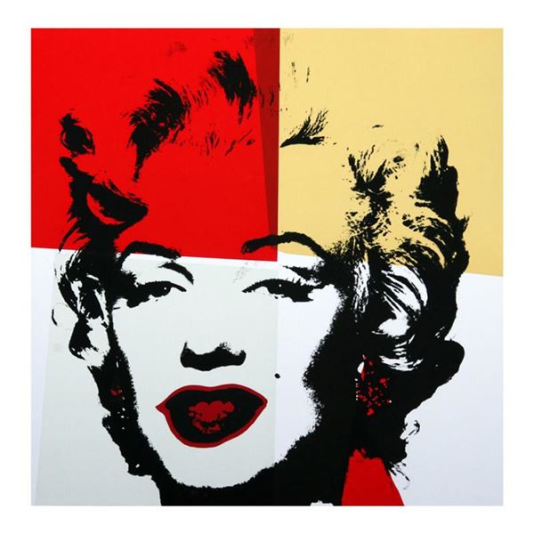 Andy Warhol "Golden Marilyn 11.38" Limited Edition Silk Screen Print from Sunday