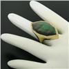 Image 3 : Ippolita 18K Yellow Gold Large Unique Black Mother of Pearl .65 ctw Diamond Ring