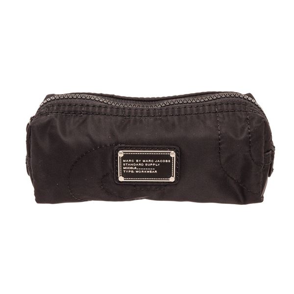 Marc By Marc Jacobs Black Nylon Cosmetic Pouch