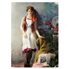 Image 1 : Pino (1939-2010), "Mixed Emotions" Artist Embellished Limited Edition on Canvas