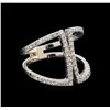 Image 1 : 0.62 ctw Diamond Ring - 14KT White Gold