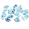 Image 1 : 64.21 ctw Marquise Cut Natural Blue Topaz Parcel