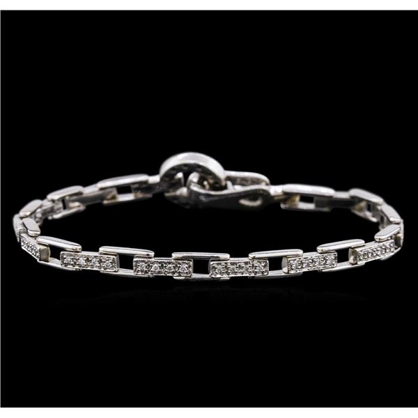 14KT White Gold 0.72 ctw Diamond Bracelet