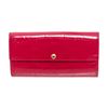 Image 1 : Louis Vuitton Red Vernis Leather Sarah Wallet