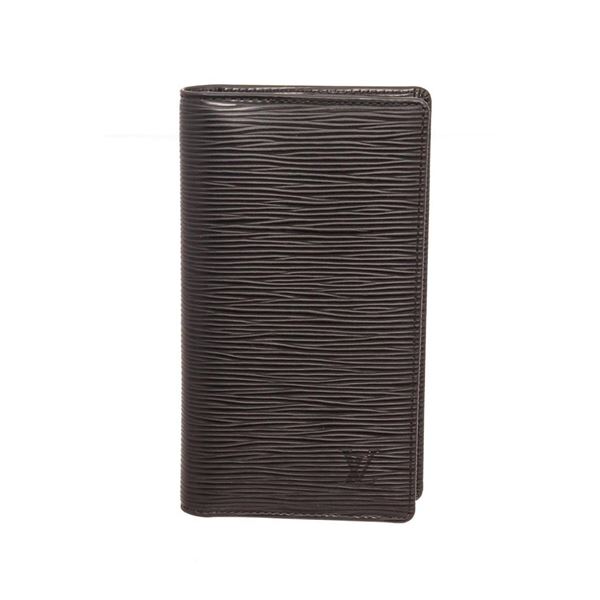 Louis Vuitton Black Epi Leather Pocket Agenda Cover