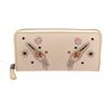 Image 1 : Coach White Leather Rocket Accordian Zippy Wallet