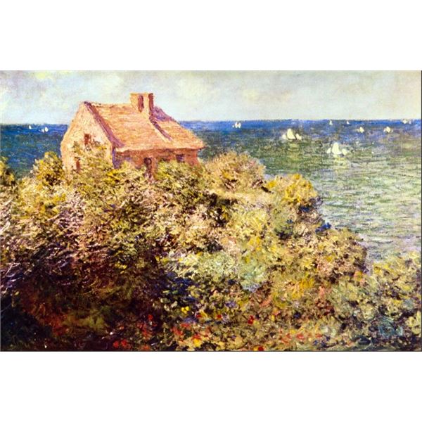 Claude Monet - Fisherman's Cottage on a Cliff