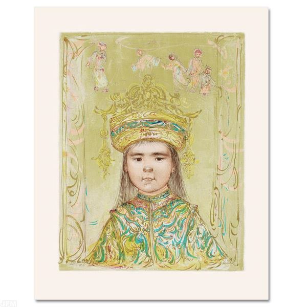 "Oriental Daydream" Limited Edition Lithograph by Edna Hibel (1917-2014), Number