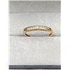 Image 1 : 10K YELLOW GOLD RING WITH DIAMONDS INSCRIPTION (I LOVE YOU)