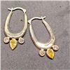 Image 1 : 10K NATURAL FANCY DIAMOND(1.3CT) EARRINGS