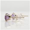 Image 2 : 10K AMETHYST(1.5CT) EARRINGS
