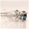 Image 2 : 14K BLUE DIAMOND(1.18CT) EARRINGS