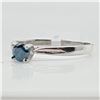 Image 2 : 10K BLUE DIAMOND(0.19CT) RING