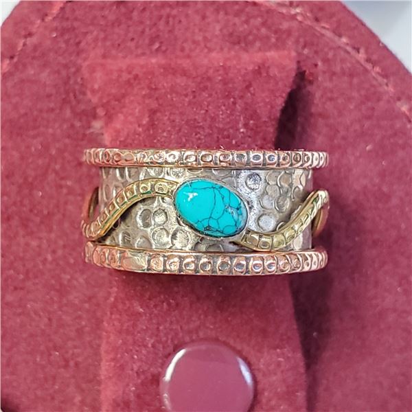 SILVER TURQUOISE RING
