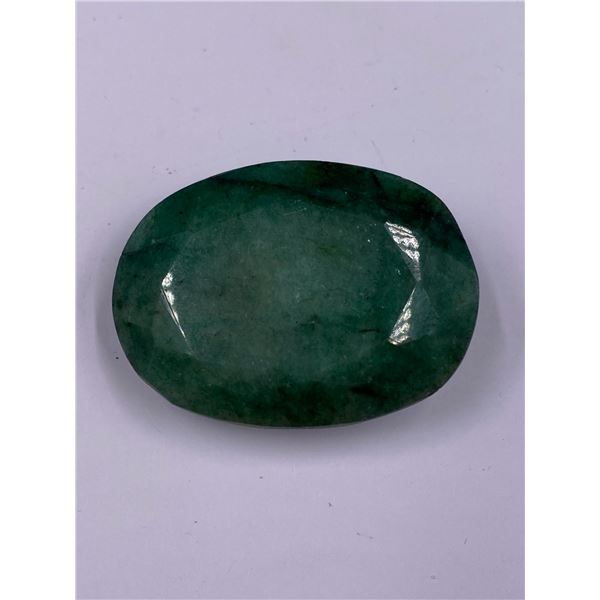 QUALITY ROUGH MINERAL POLISHED EMERALD 149.05CT - 29.81G, 42 X 30 X 15MM, BRAZIL