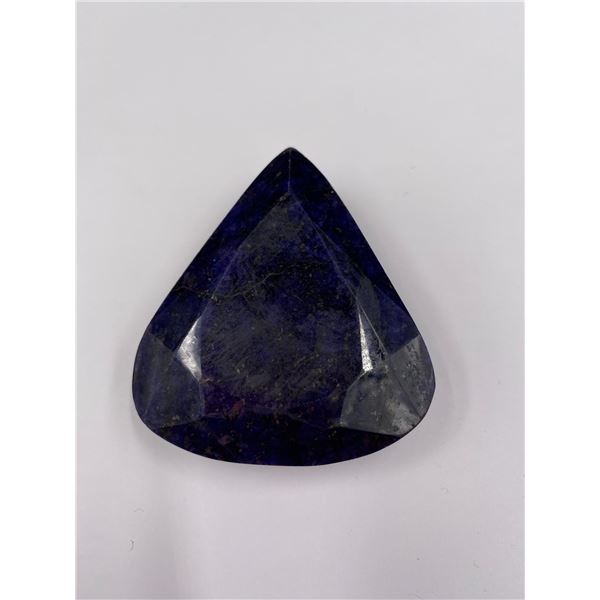 QUALITY ROUGH MINERAL POLISHED SAPPHIRE 538.15CT - 107.63G, 64 X 58 X 22MM, MADAGASCAR