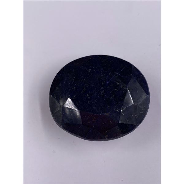 QUALITY ROUGH MINERAL POLISHED SAPPHIRE 475.75CT - 95.15G, 42 X 36 X 26MM, MADAGASCAR