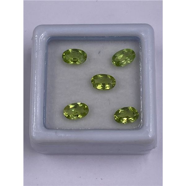 SPARKLING PERIDOT 2.40CT, 6 X 4MM, VIVID GREEN COLOUR, OVAL CUT, CLARITY VS-VVS, LUSTER STUNNING,