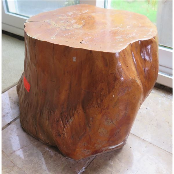 Natural Wood Stand, Approx 19" Dia, 13" H