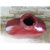 Image 3 : Asian Clay Red Oblong Vase 17"W 13"H
