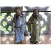 Image 11 : Pair Chinese Porcelain Statues, Male Figures 12"Tall