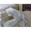 Image 2 : Stone Carved Horse Statue 18" W, 24.5" Tall