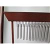 Image 2 : Bar Chimes Musical Instrument w/Wooden Stand 26"W, 11"H