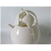 Image 8 : Qty 8 Misc. Ceramic Teapots, Glass Bowl, Covered Dish (various sizes 2"-4"W)