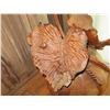Image 2 : Carved Wooden Pumpkin w/Leaves 18"W, 13H