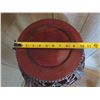 Image 9 : Round Wooden Stand w/Filigree Carving & Curved Legs 10"Dia