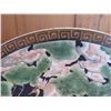 Image 2 : Chinese Porcelain Plate w/Stand, Handpainted 16" Dia