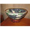 Image 2 : Chinese Porcelain Bowl w/Stand, Handpainted 14" Dia