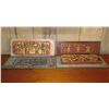 Image 1 : Qty 4 Antique Ching Dynasty Chinese Carved Wooden Panels 14" x  5.5"