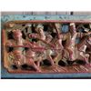 Image 8 : Qty 4 Antique Ching Dynasty Chinese Carved Wooden Panels 14" x  5.5"