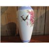 Image 8 : Chinese Porcelain Vase w/Floral & Bird Design in Fabric Box, Maker's Mark 10"Tall