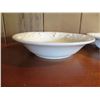 Image 9 : Qty 4 Ipatrizi White Ceramic Serving Dishes, Platter 21", Bowls 15" Dia