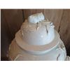 Image 2 : Ceramic Lidded Ginger Jar w/ Rolling Stand 31.5" Tall