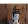 Image 2 : Asian Porcelain Painted Statue, Woman 14" Tall
