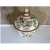 Image 2 : Thai Enameled Bowl w/ Lid Handpainted