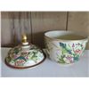 Image 8 : Thai Enameled Bowl w/ Lid Handpainted