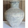 Image 1 : Clay Inscribed Water Pot, Grey 10"Tall
