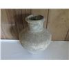 Image 2 : Clay Inscribed Water Pot, Grey 10"Tall