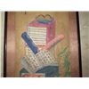 Image 3 : Framed Art, Watercolor Asian Design 19"x 48.5"