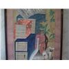 Image 4 : Framed Art, Watercolor Asian Design 19"x 48.5"