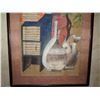 Image 5 : Framed Art, Watercolor Asian Design 19"x 48.5"