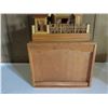 Image 8 : Pagoda Model w/ Wood Box, Peter Blay Wooden Pegs, Wooden Bowl w/ Handles