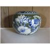 Image 2 : Chinese Ceramic Bowl w/ Blue & Green Koi, Floral Design 5" Tall