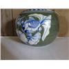 Image 3 : Chinese Ceramic Bowl w/ Blue & Green Koi, Floral Design 5" Tall