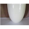Image 3 : Glazed Ceramic White Vase w/ Maker's Mark 10.5" Tall