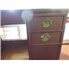 Image 9 : Asian Wood Desk w/ 7 Drawers 48"x 24"x 30"H